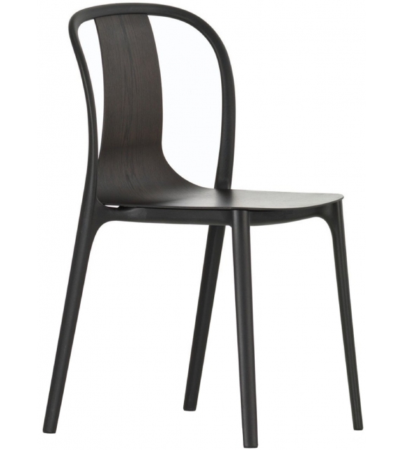 Ready for shipping - Belleville Armchair Wood Vitra