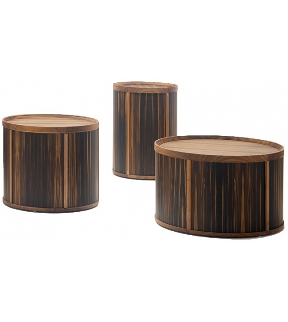 Ready for shipping - Drum Side Table Ceccotti Collezioni