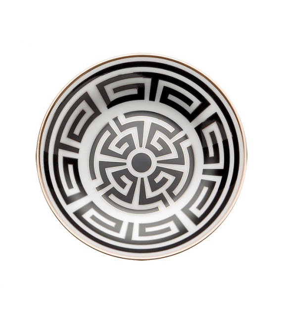 Ready for shipping - Piatto Caffè Labirinto Nero Ginori 1735 Saucer