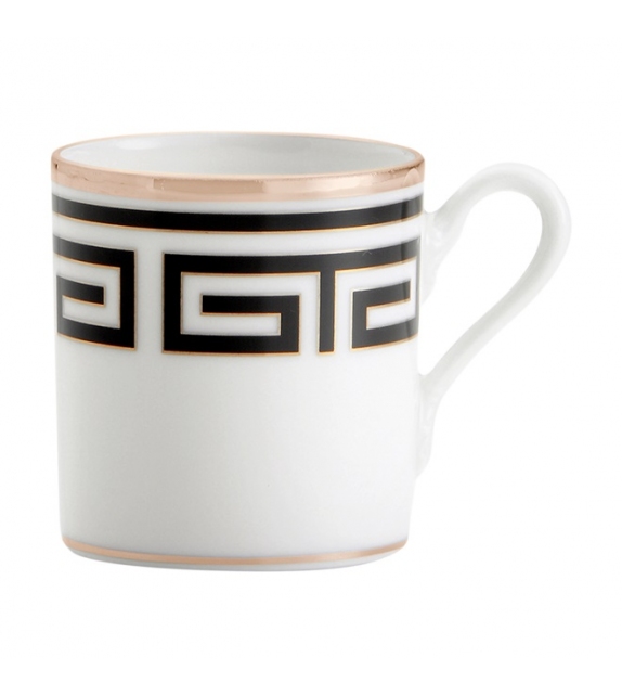 Ready for shipping - Tazza Caffè Labirinto Nero Ginori 1735 Coffee Mug
