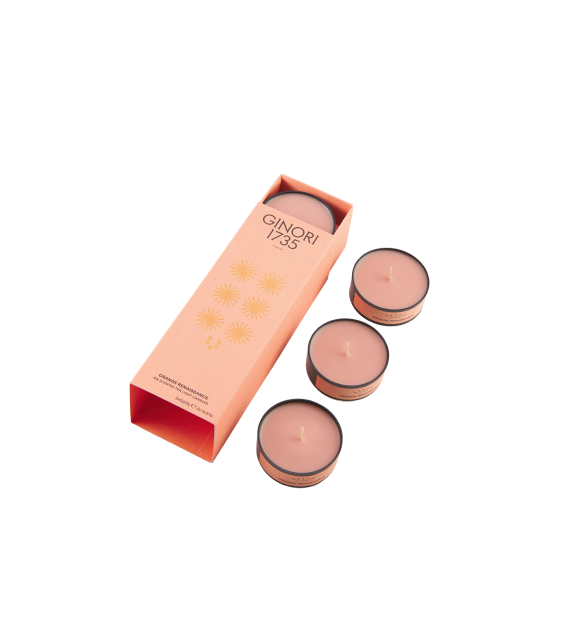 Tea Light Stone Black Refill Ginori 1735 Scented Candle